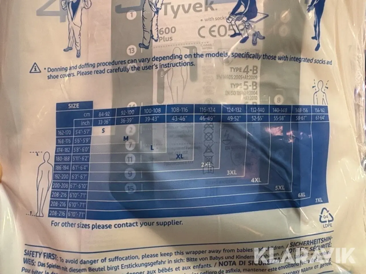 Billede 10 - Engangsheldragter Dupont Tyvek 600 plus, 200 styk