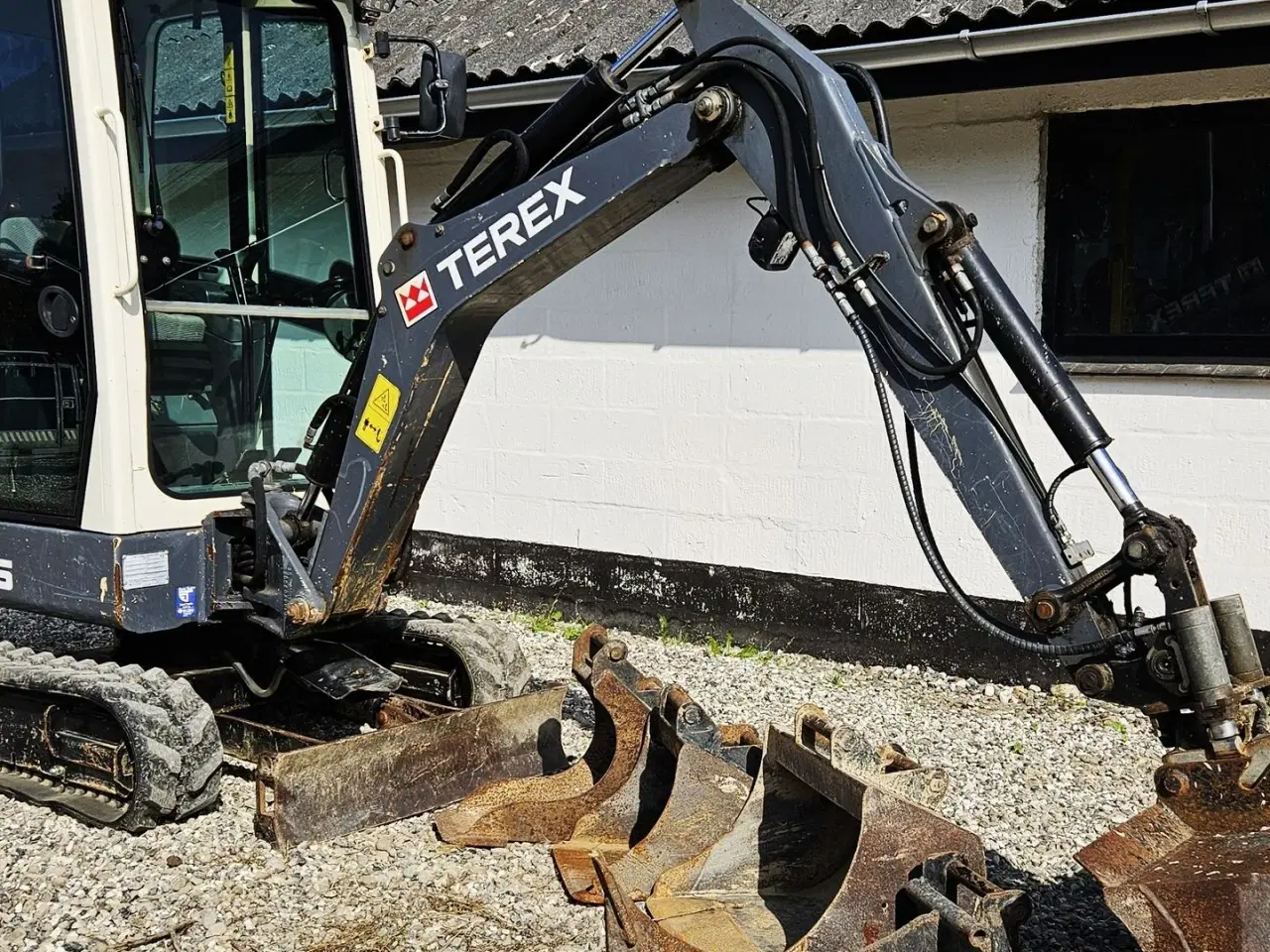 Billede 2 - Terex TC16 / meget tilbehør / ny undervogn