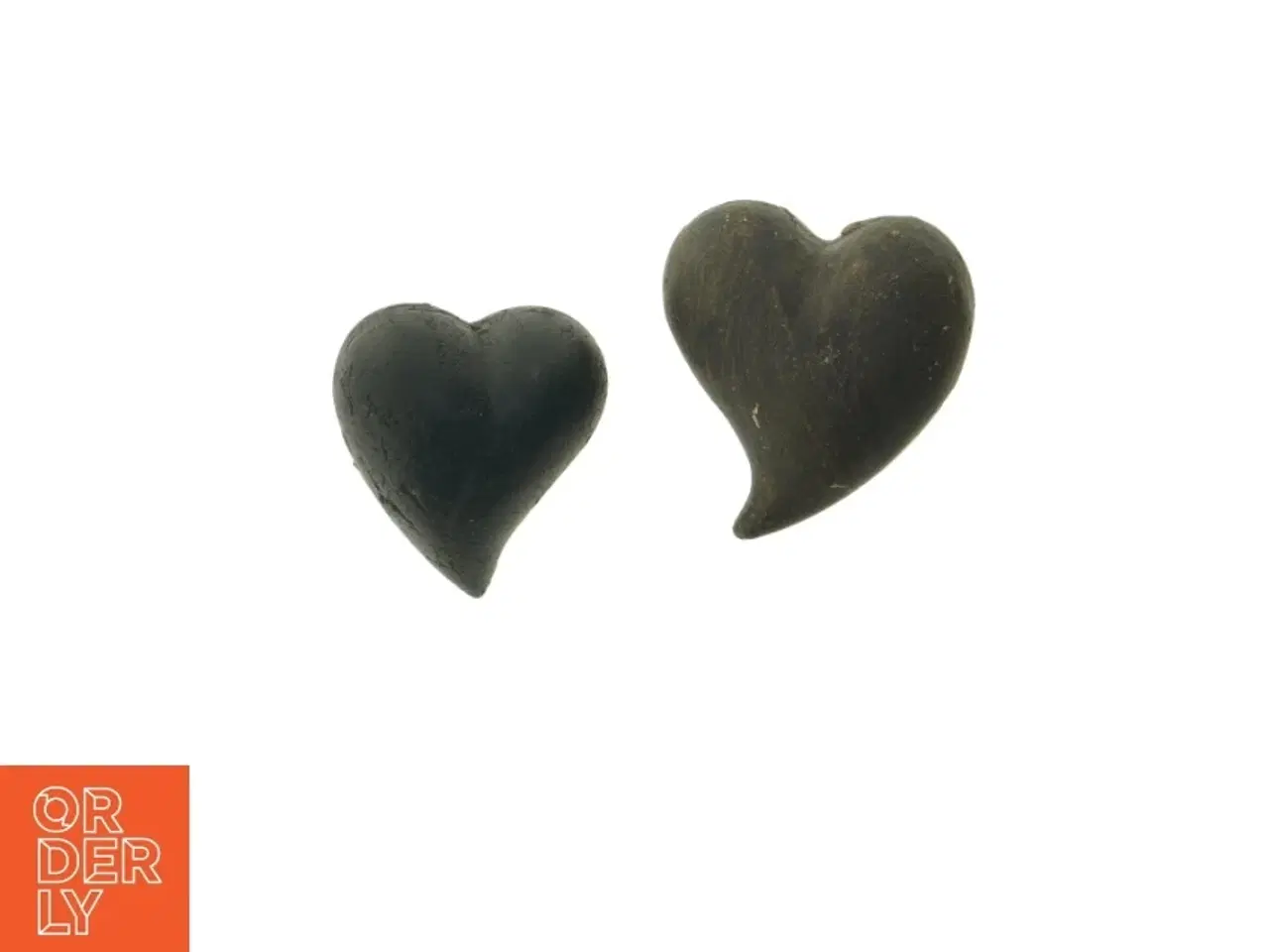 Billede 2 - Dekorations hjerter (str. 12 x 10 cm og 13 x 11 cm)