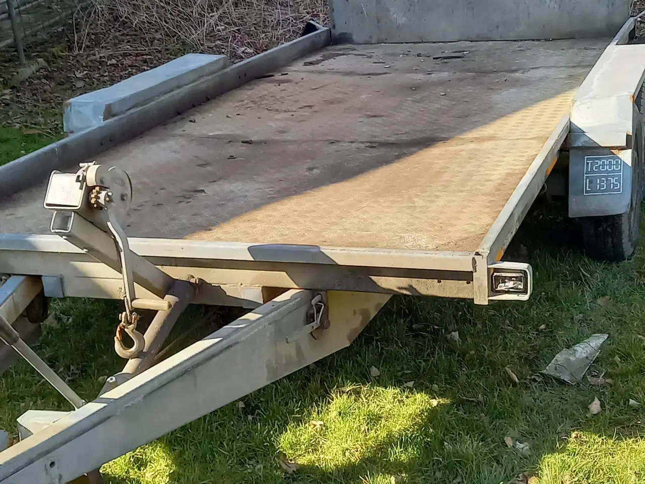 Billede 6 - Auto-Maskintrailer med alu-bund, for maskinkørsel