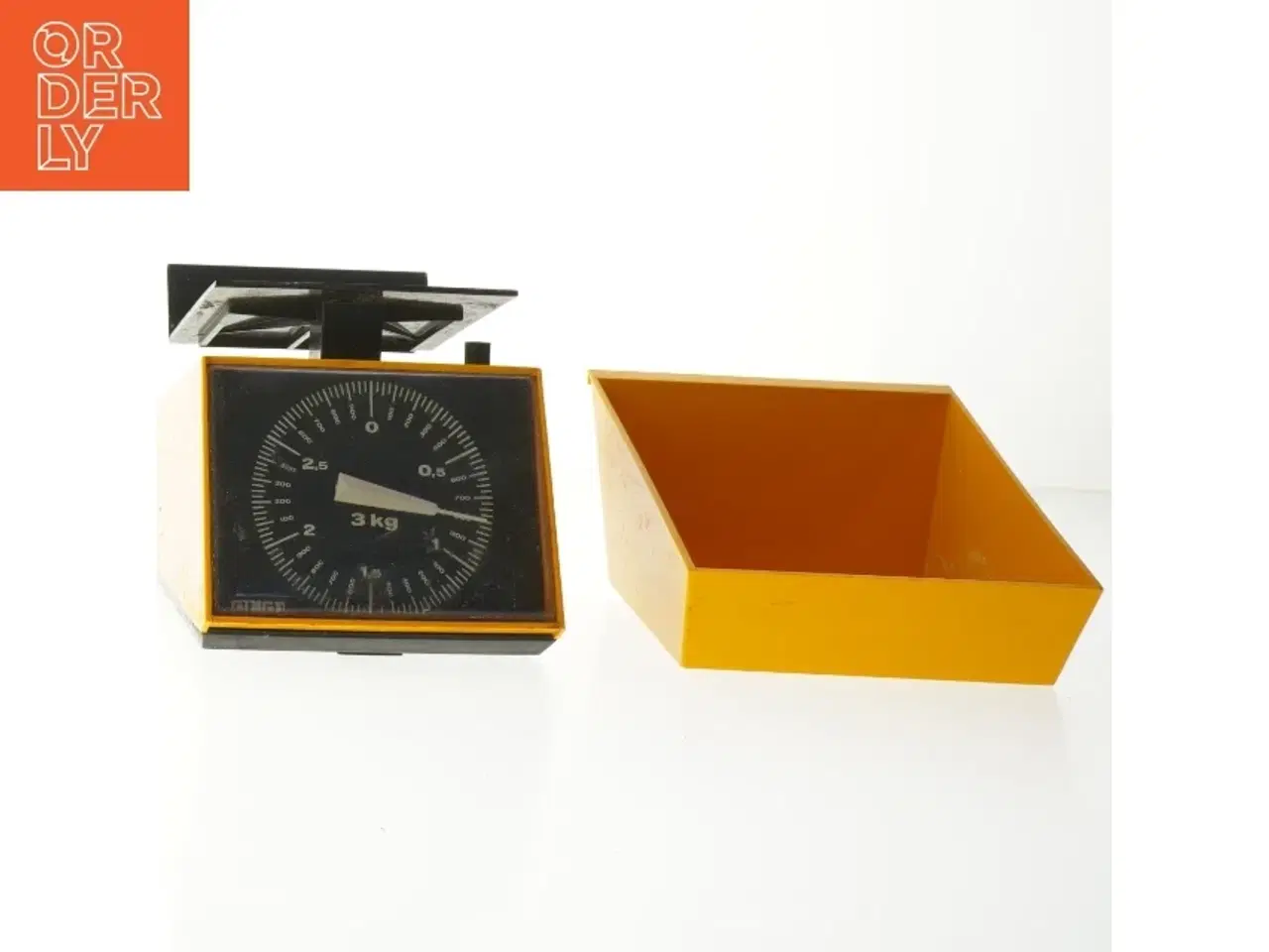 Billede 3 - Gul køkkenvægt fra Ginge (str. 16x18 cm)