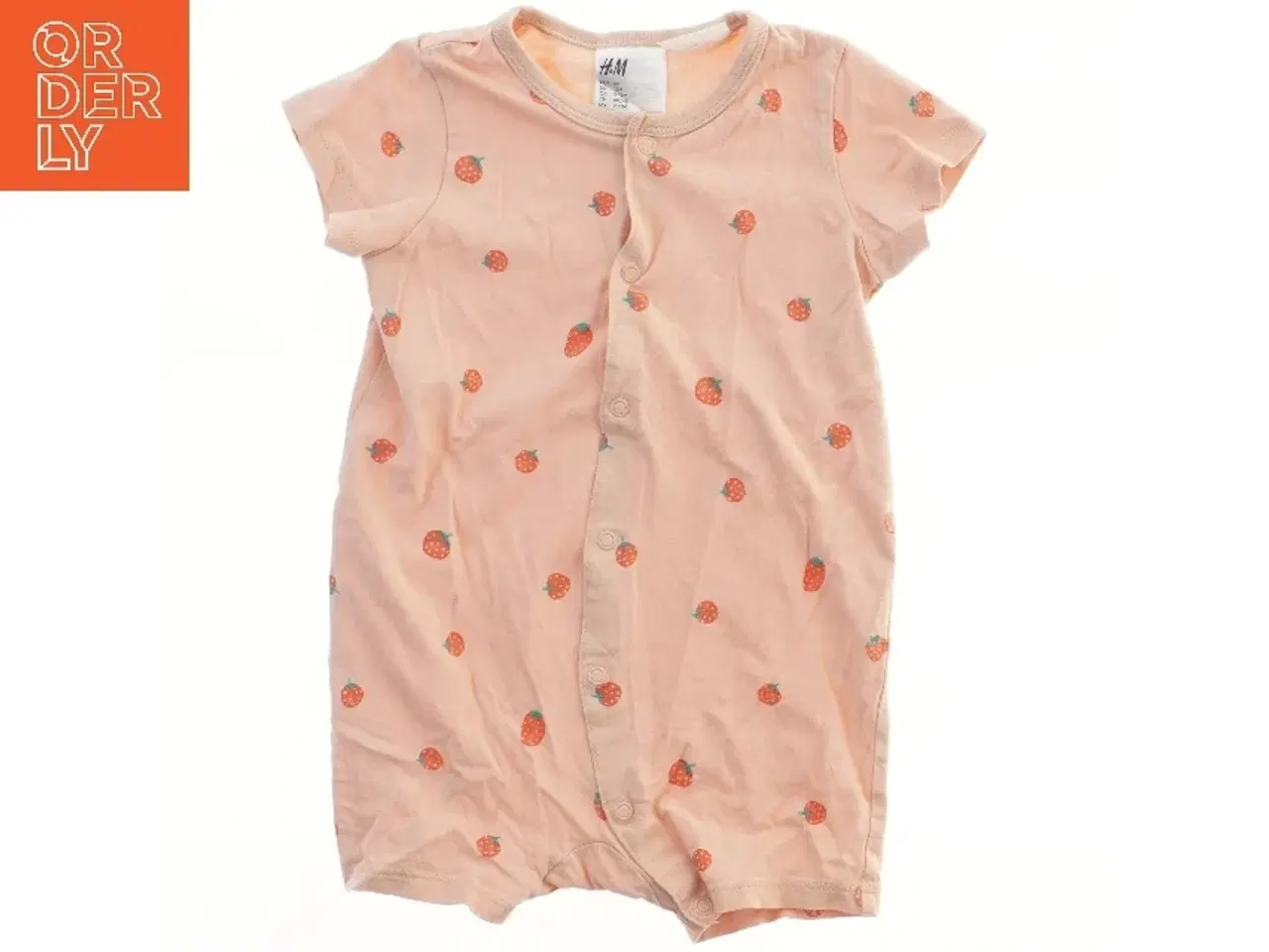 Billede 1 - Heldragt med jordbærmønster fra H&M (str. 80)