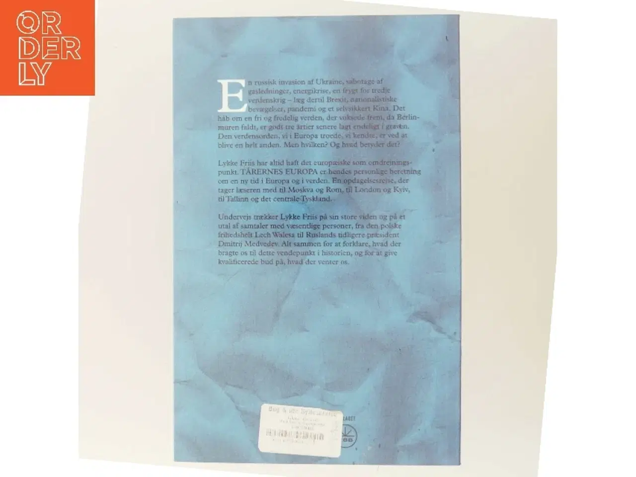 Billede 3 - Tårenes Europa af Lykke Friis (Bog)