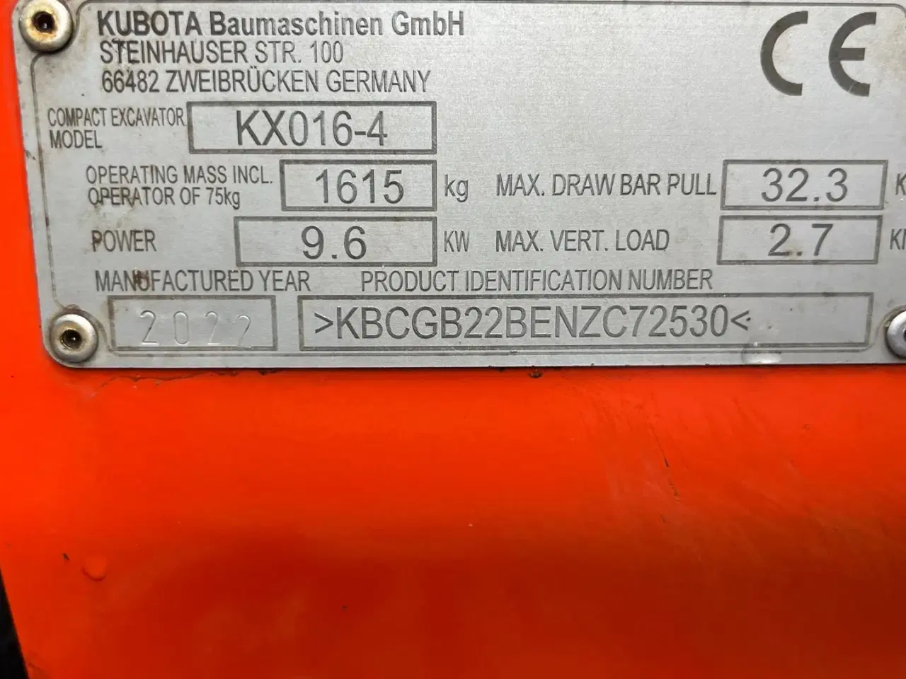 Billede 4 - Kubota KX016-4 Monteret med Tiltman Kompakt +2 skovle