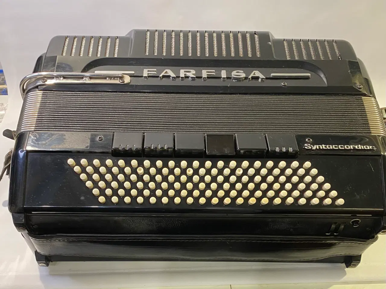 Billede 2 - Italiensk Farfisa 3-koret harmonika – Syntaccordio