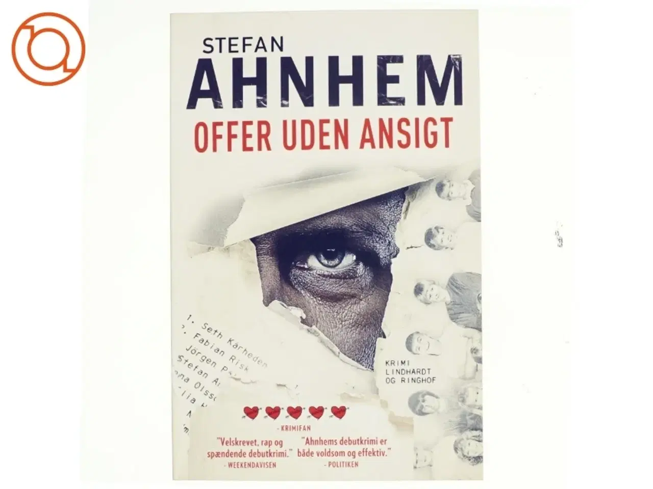 Billede 1 - Offer uden ansigt af Stefan Ahnhem (Bog)