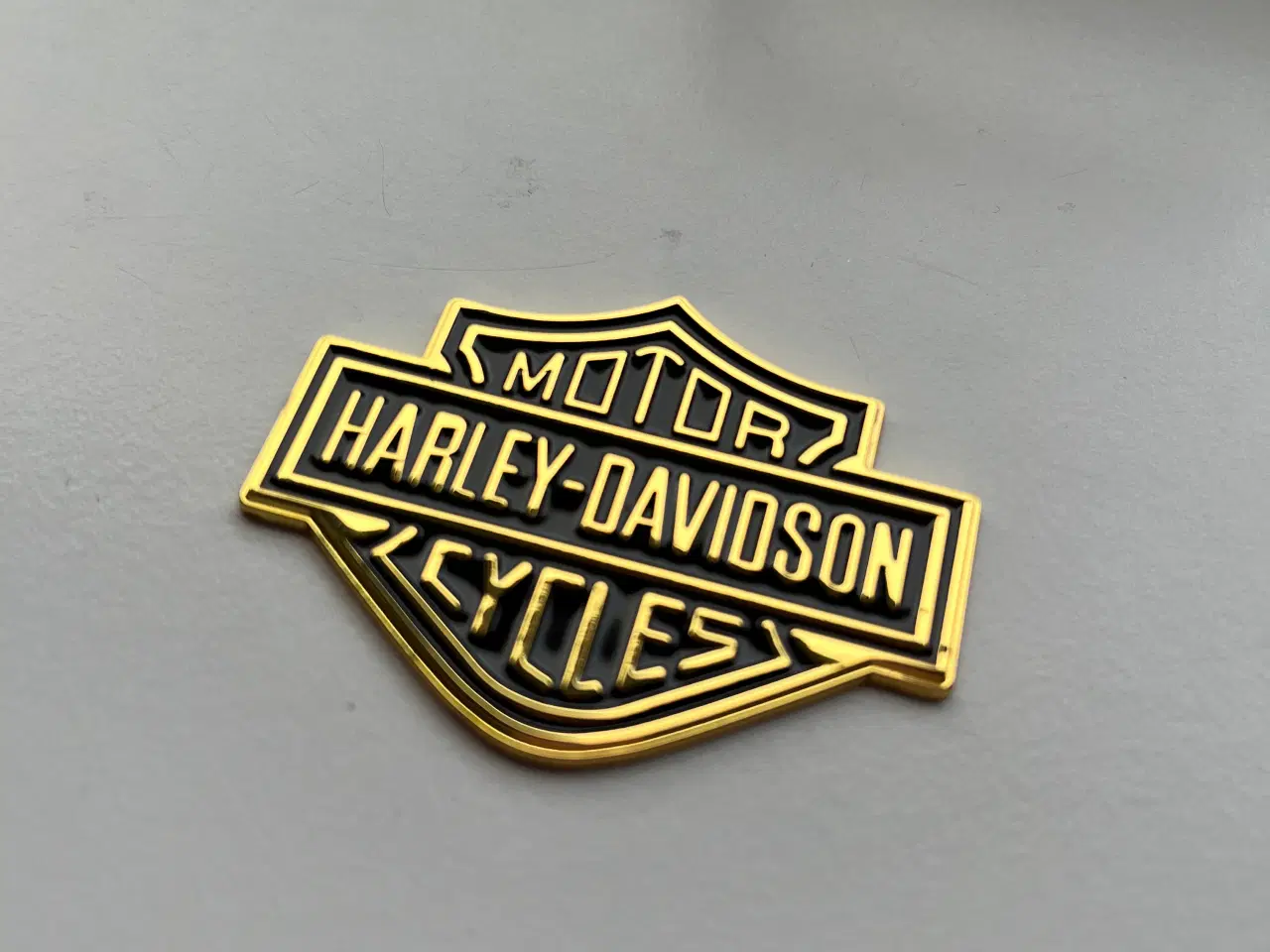 Billede 2 - Metal emblem med Harley-Davidson