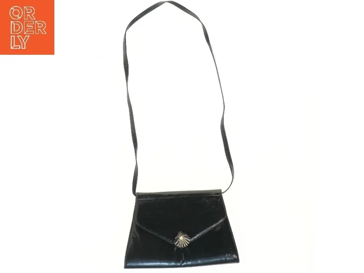 Billede 2 - Sort skuldertaske (str. 28x19 cm)