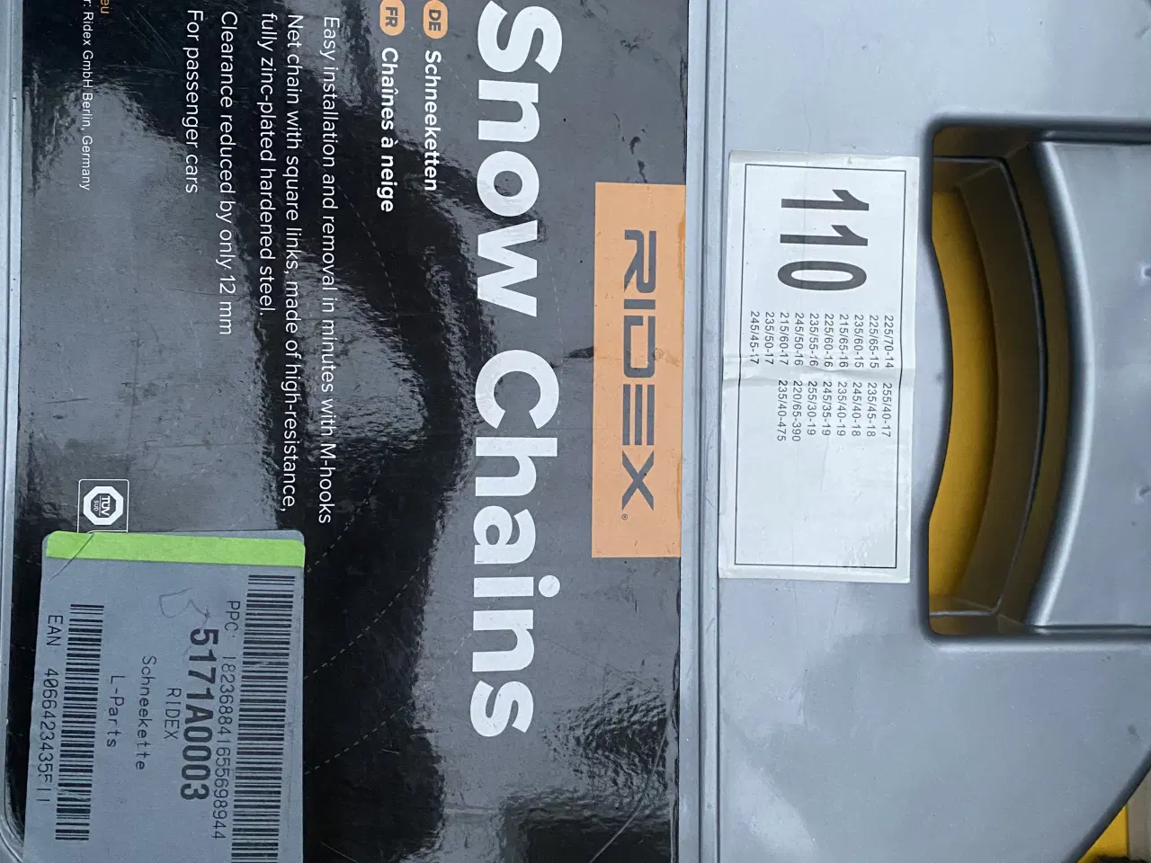 Billede 1 - Ridex snekæder aldrig brugt.