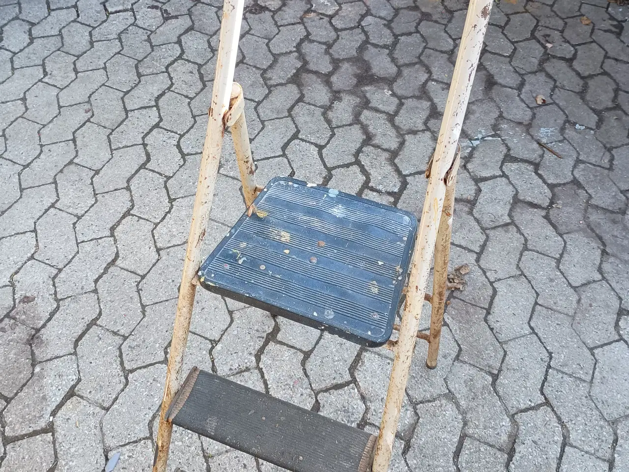 Billede 3 - Vintage stige med fin patina.
