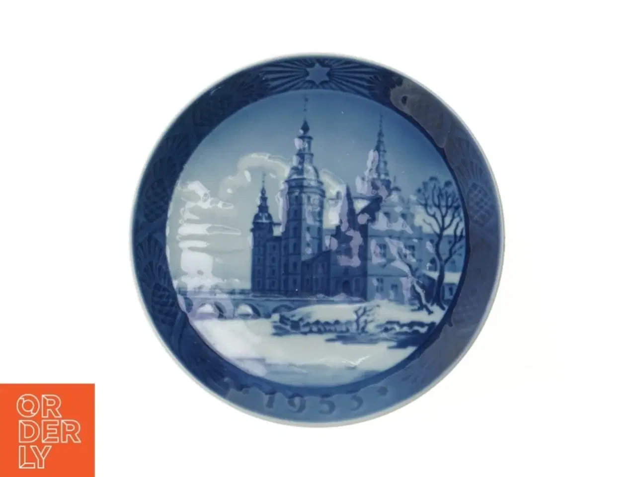 Billede 1 - Platte 1955 fra Royal Copenhagen (str. Ø 18,5)