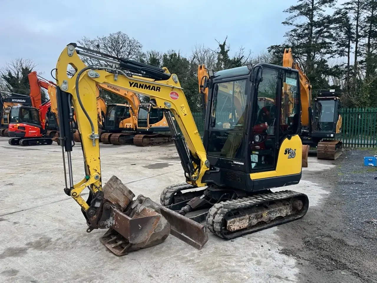 Billede 2 - Minigraver - Yanmar SV26