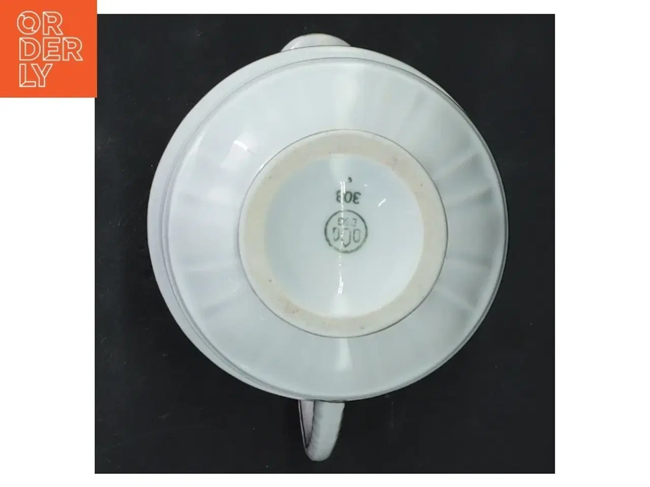 Billede 2 - Porcelænskande med guldkant fra B&G (str. 10x10 cm)