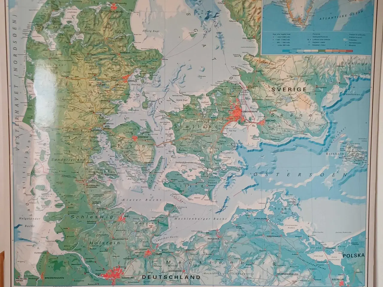 Billede 1 - Danmarkskort 