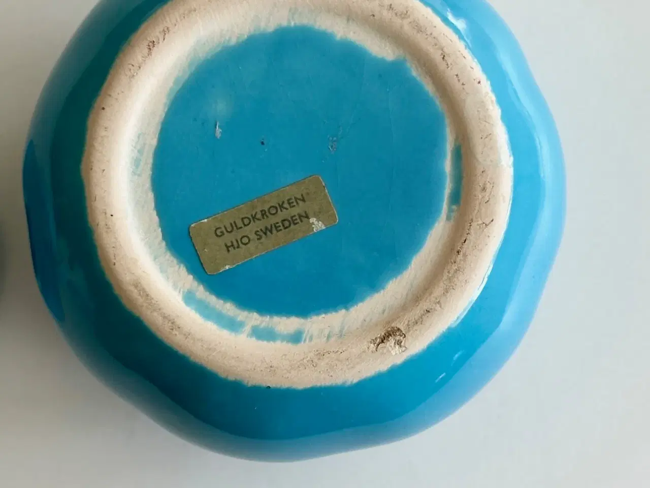 Billede 8 - Lågkrukke, Guldkroken Hjo, blå pære