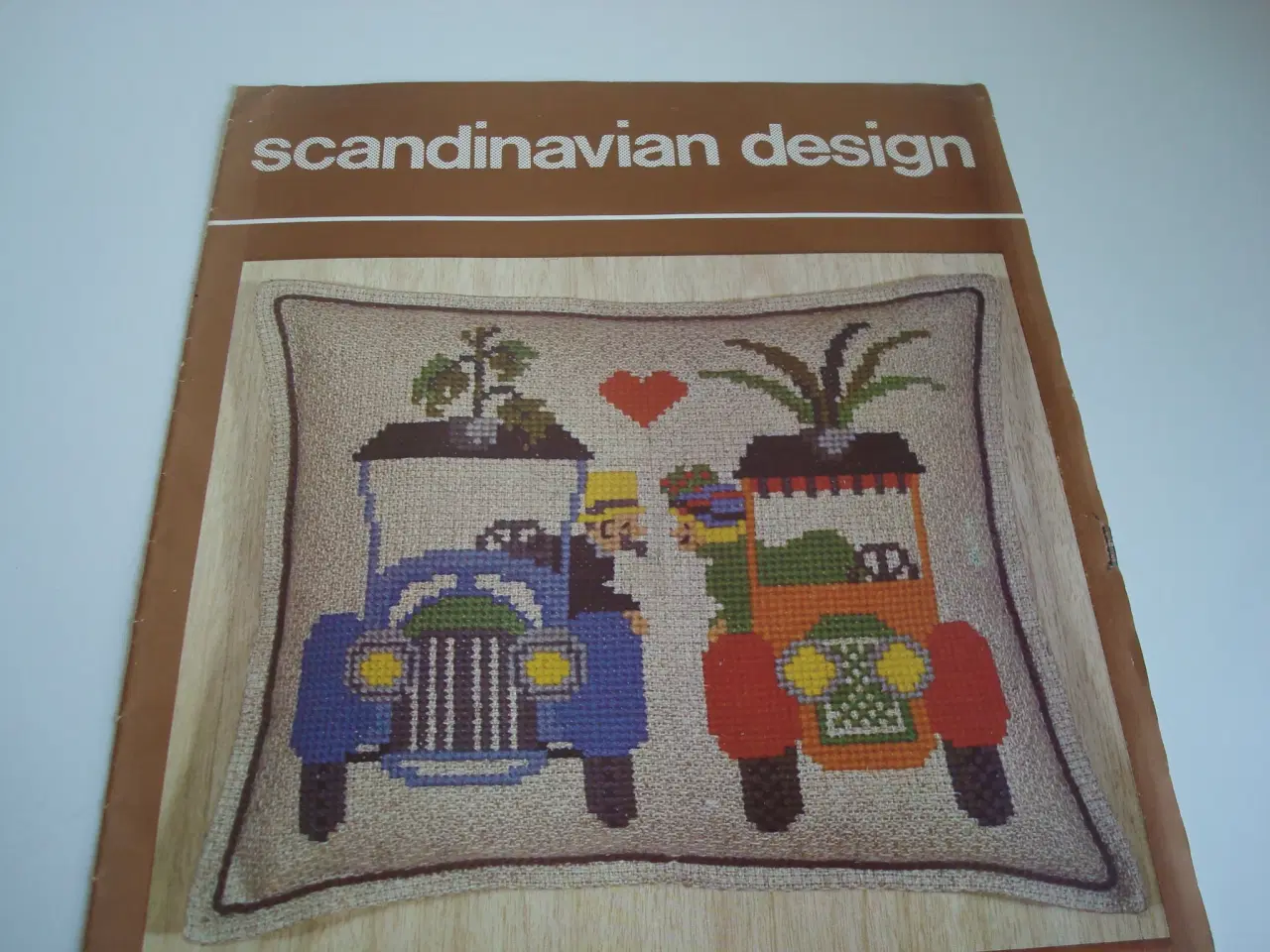 Billede 1 - Mønster til bilpude broderi