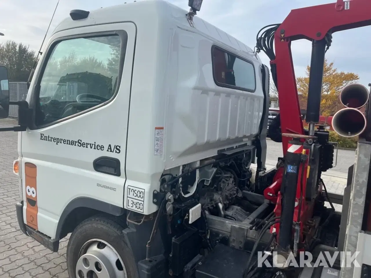 Billede 5 - Lastbil Fuso Canter 7C15 Eco Hybrid med kran