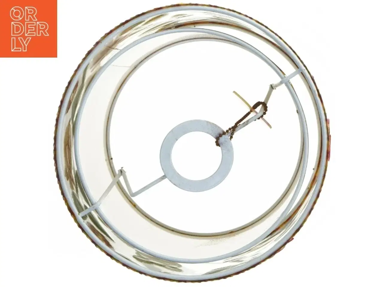 Billede 3 - Lampeskærm med paliet udsmykning (str. Ø. 22,5 cm. højde 22 cm)