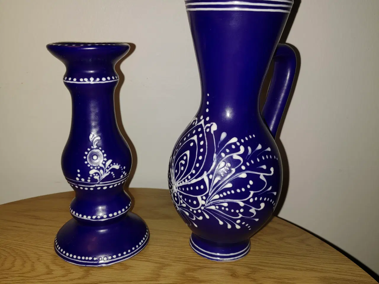 Billede 3 - Flotte blå vintage vaser