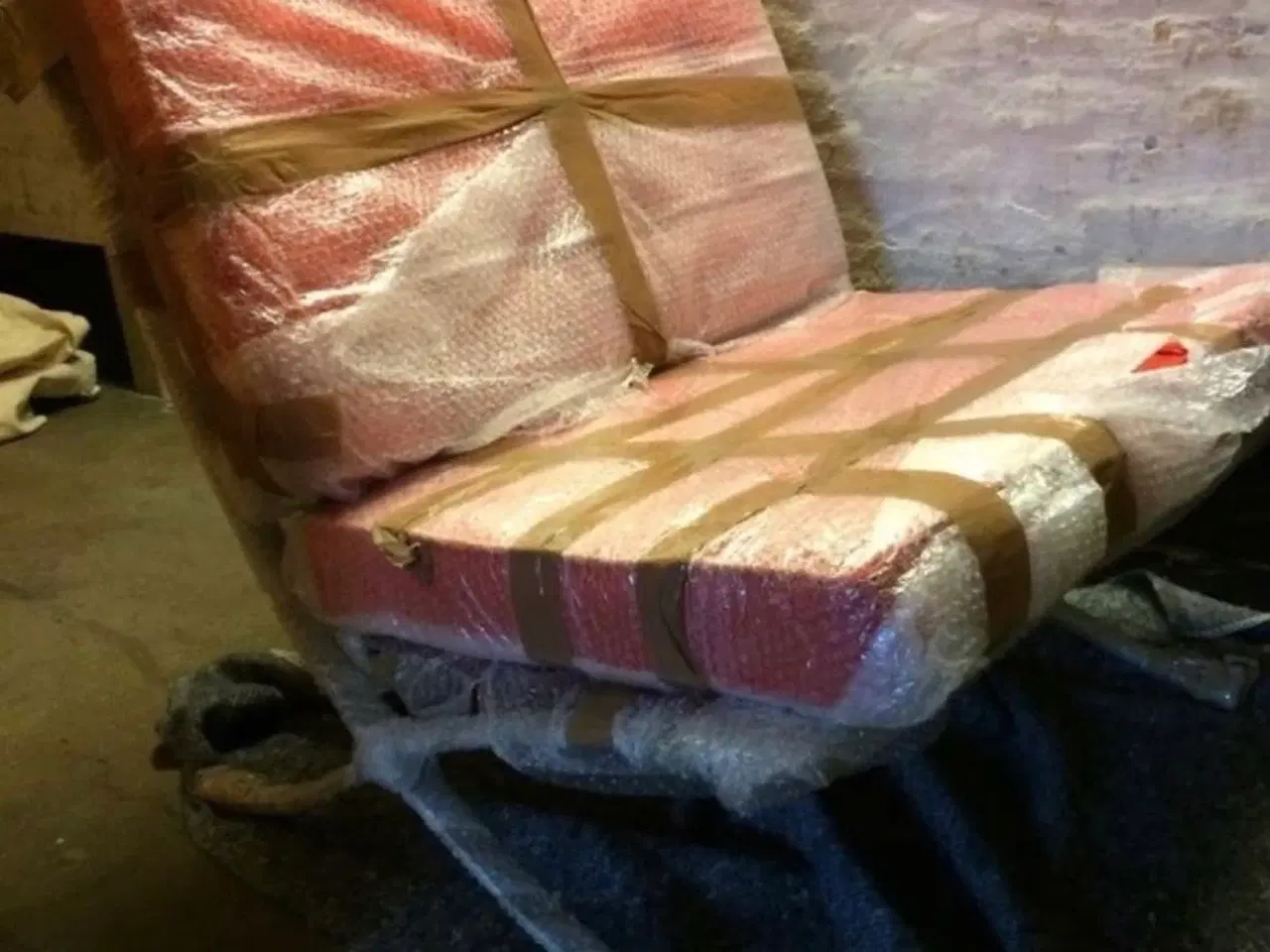 Billede 2 - Chaiselong stol med skammel læder