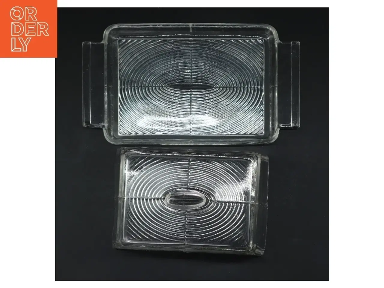 Billede 2 - Glas smørklokke (str. 23x11 cm)