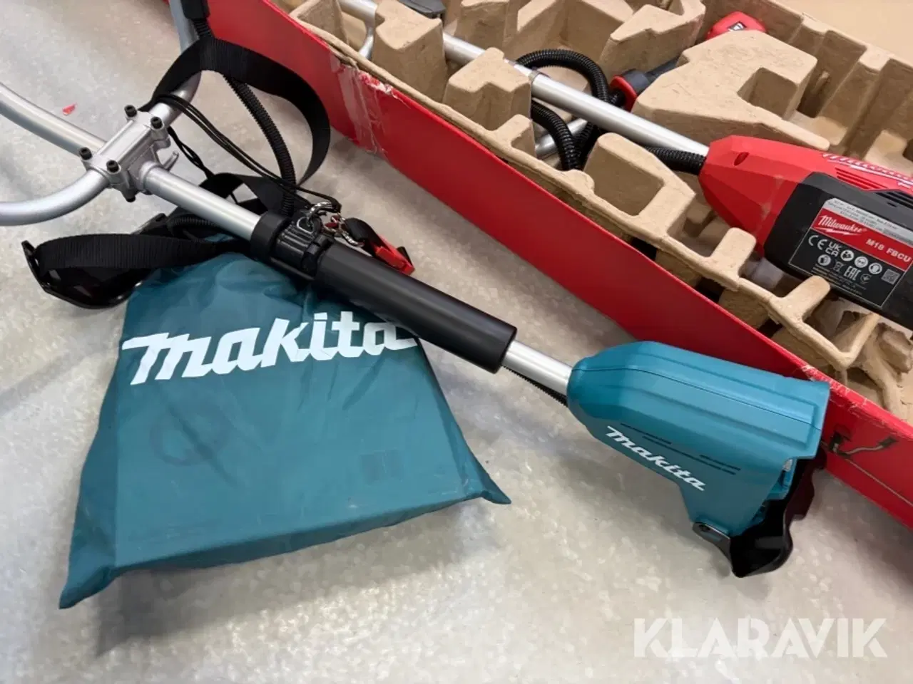 Billede 7 - Buskryddere Makita + Milwaukee DUR368AZ + M18 2 enheder