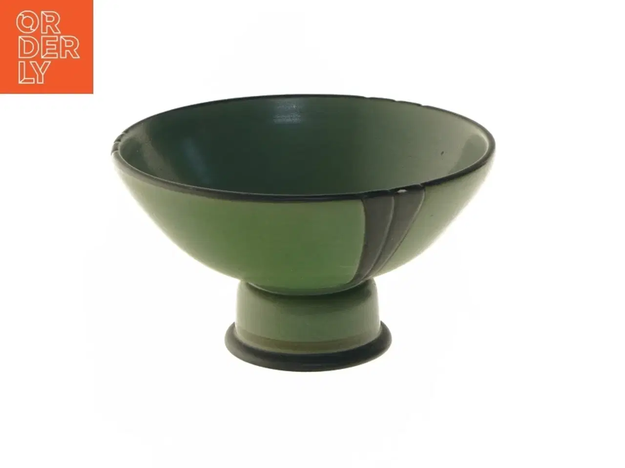 Billede 1 - Grøn keramikskål ipsens enke (str. Ø 17x9 cm)