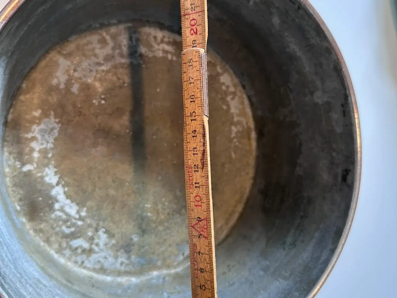 Billede 5 - Kobbergryde med håndtag på hele 5 liter