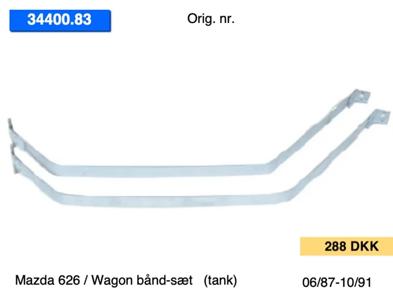 Billede 2 - Nye Mazda 626 GD-GV (87-96) tanke m.m.