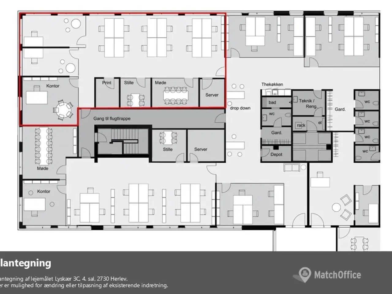 Billede 11 - Kontor i fællesskab med særdeles god udsigt