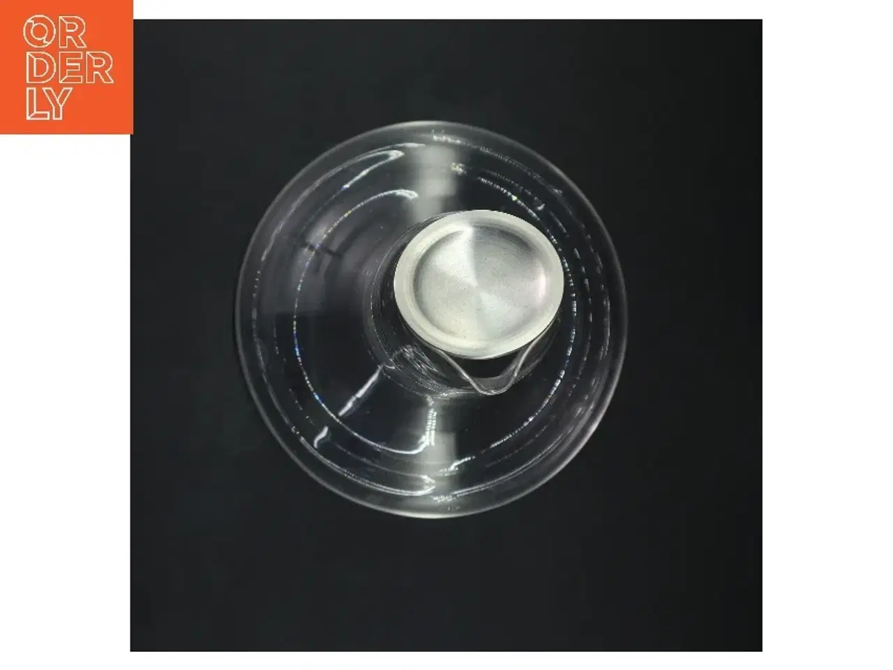 Billede 3 - Glas karaffel fra holmegaard med hældetud fra Eb (str. 30 cm)