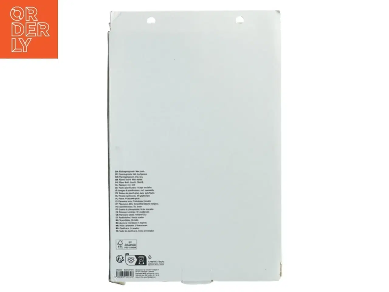 Billede 2 - Planlægningstavle fra Flying Tiger (str. 30x21 cm)