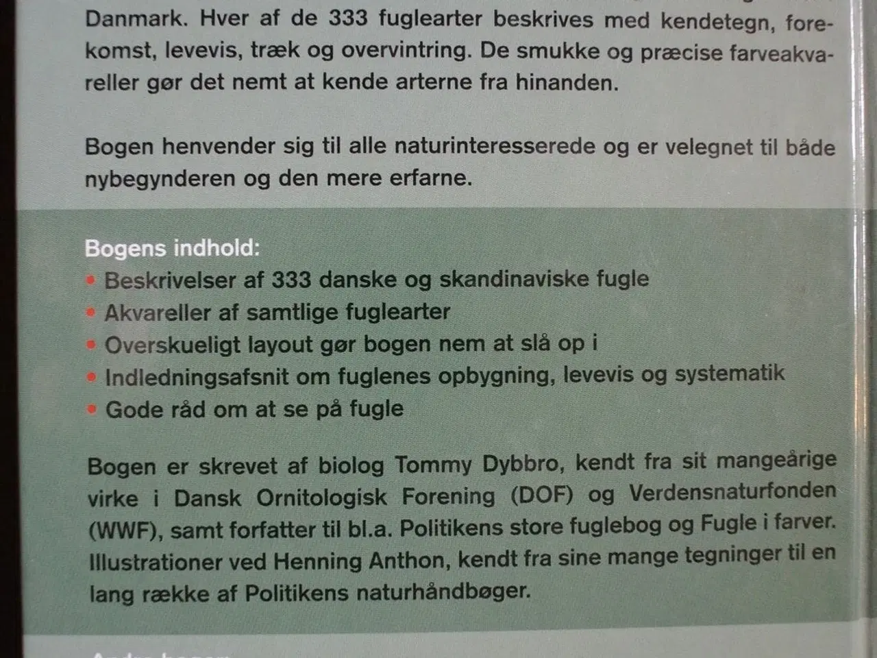 Billede 4 - politikens fuglebog, af tommy dybbro. ill. af henn