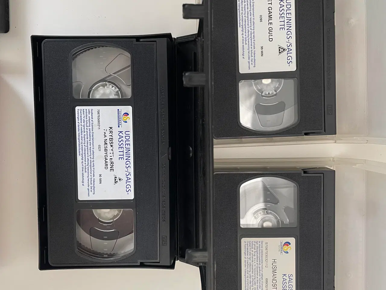 Billede 3 - VHS bånd, gamle danske 3 stk været til udlejning