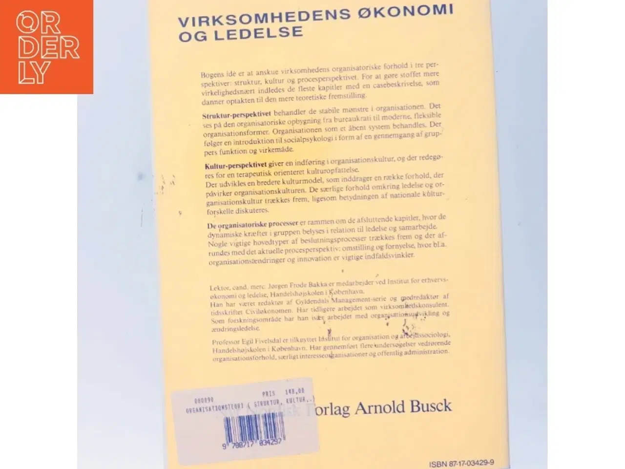 Billede 3 - Organisationsteori : struktur, kultur, processer (Bog)