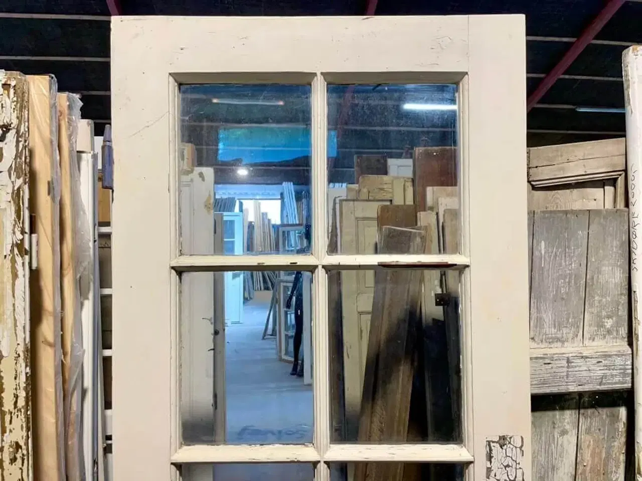 Billede 3 - Smuk facadedør m. ruder i trukket glas