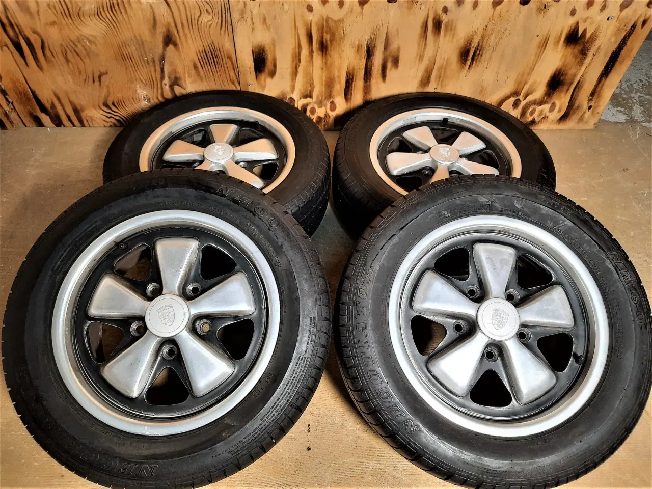 Billede 3 - 5x130 15" 6x15 Porsche Fuchs wheels - Year 1970