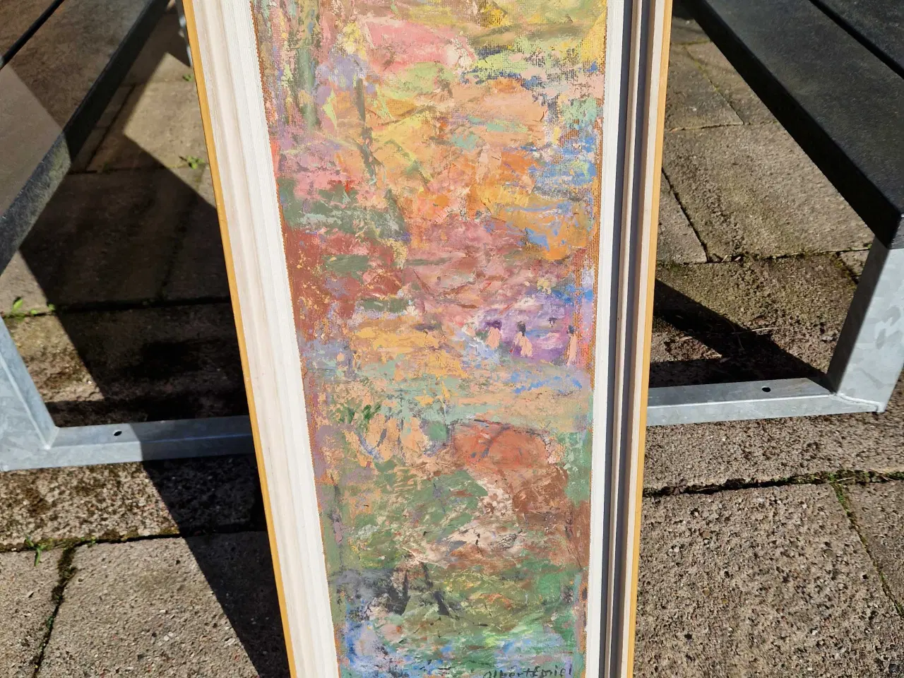 Billede 4 - Flot oliemaleri af Albert Emiel fra 1973, Bornholm