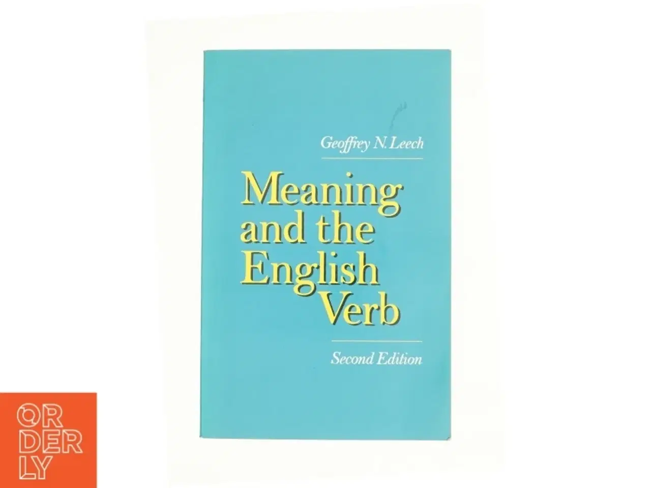 Billede 1 - Meaning and the English Verb af Geoffrey N. Leech (Bog)