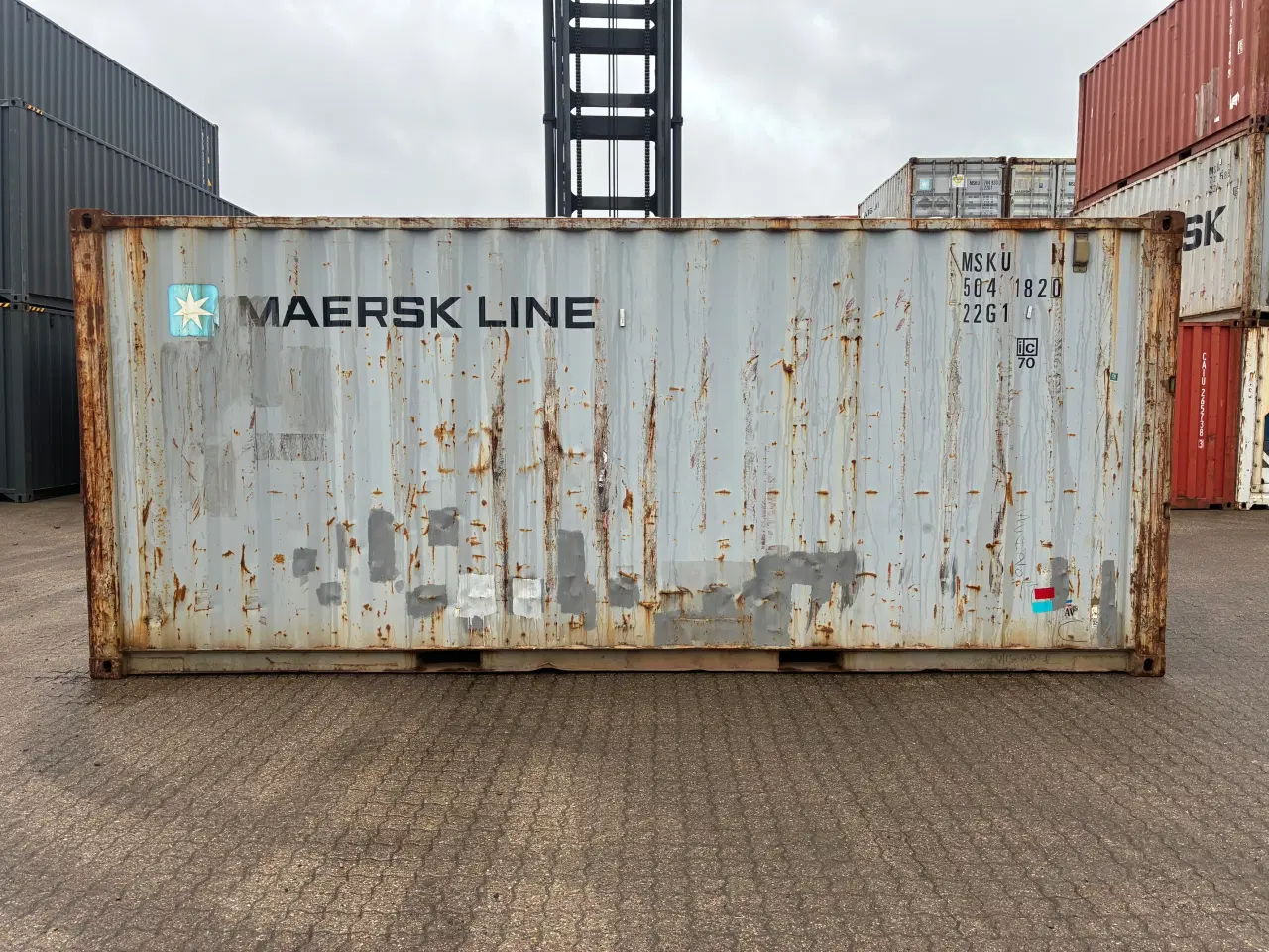 Billede 5 - 20 fods Container- ID: MSKU 504182-0