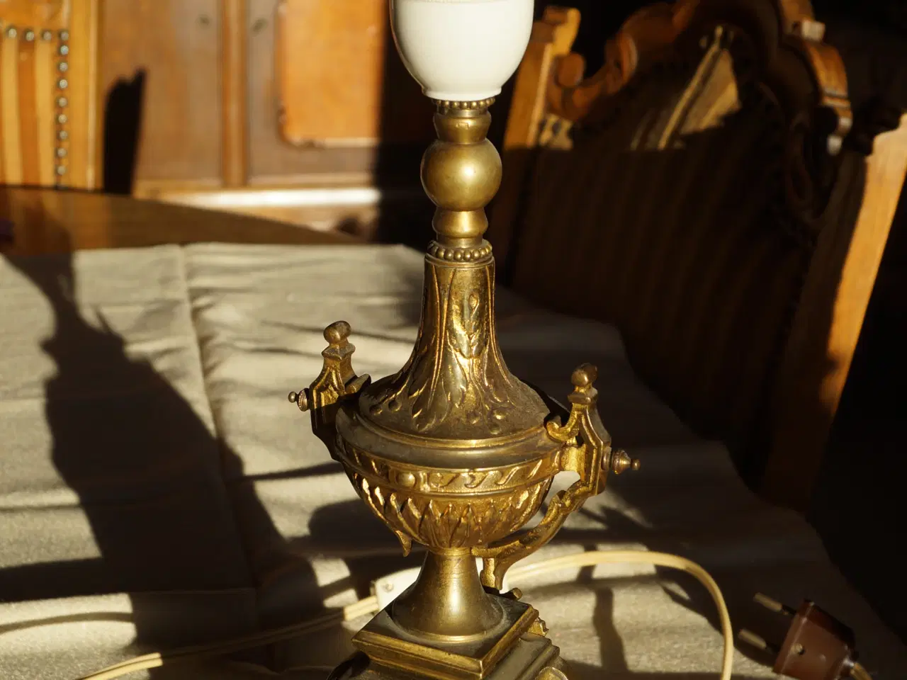 Billede 2 - Messing bordlampe. 