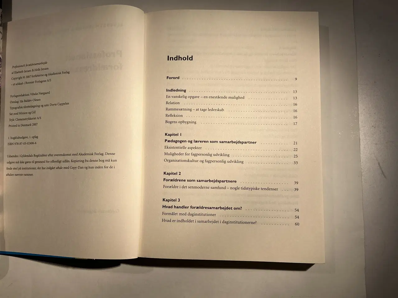 Billede 3 - Fagbog. Professionelt forældresamarbejde