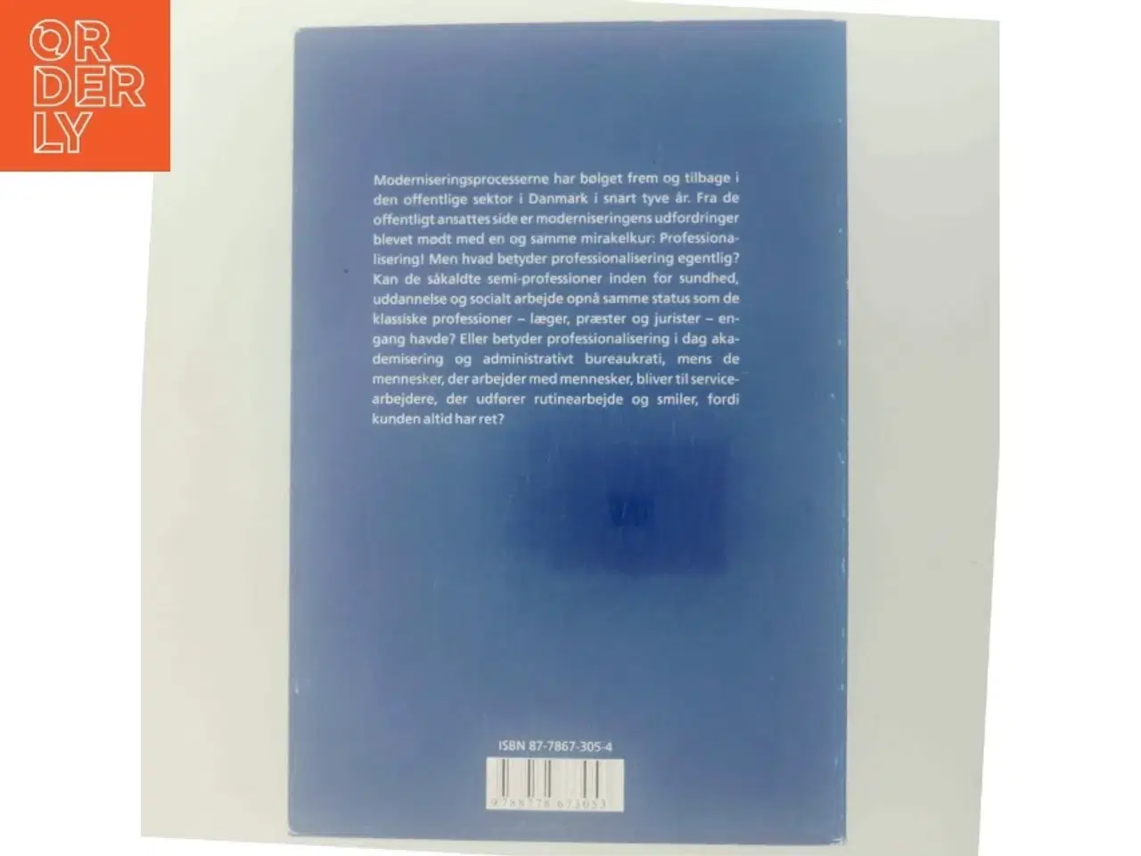 Billede 3 - Professionaliseringen i den offentlige sektor af Katrin Hjort (Bog)