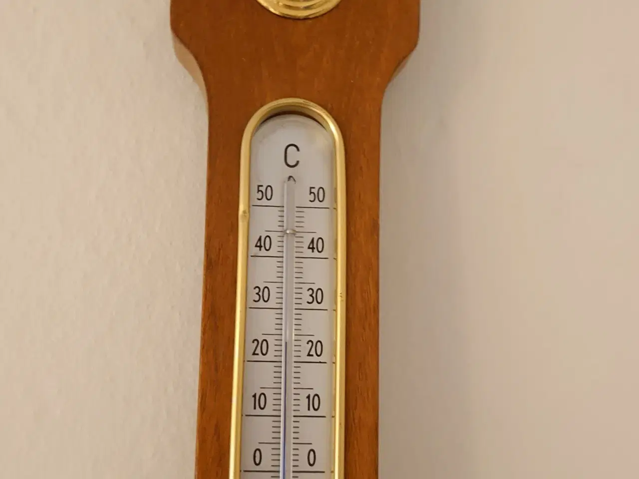 Billede 3 - Ældre barometer/hygro- og termometer.