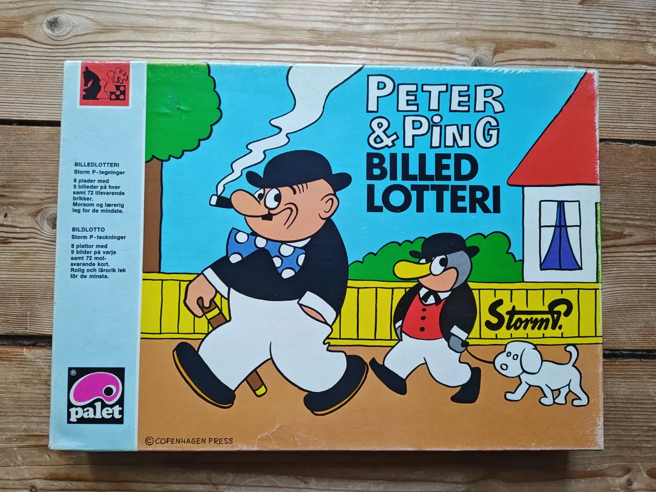 Billede 1 - Storm P. - Peter & Ping Billed Lotteri Brætspil