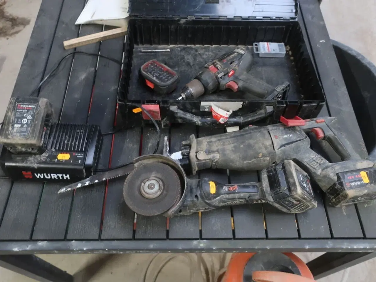 Billede 1 - Bajonetsav, vinkelsliber, skruemaskine WURTH