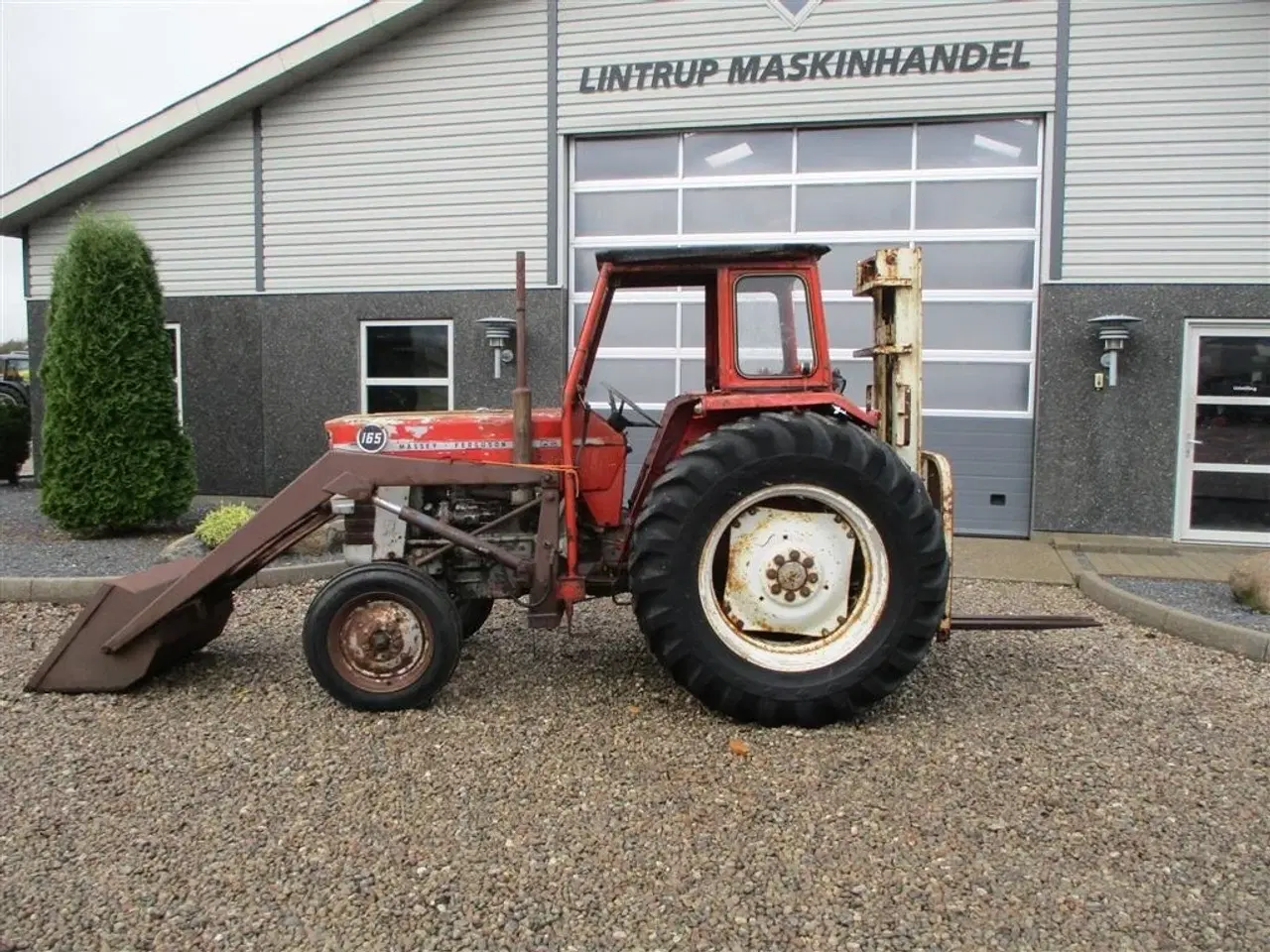 Billede 5 - Massey Ferguson 165 Med Trucktårn og Frontlæsser