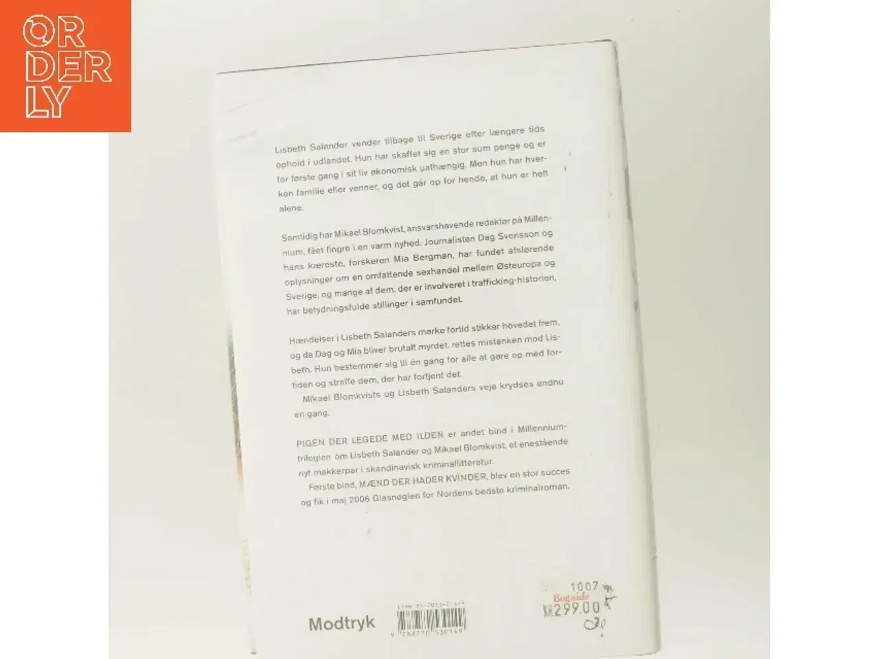 Billede 3 - Pigen Der Legede Med Ilden af Larsson, Stieg (Bog)