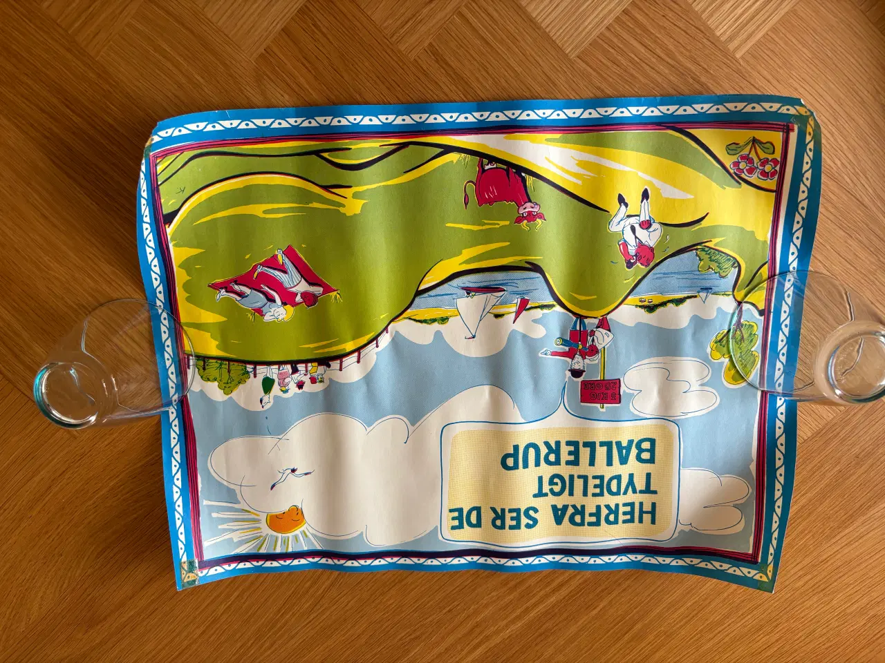 Billede 6 - Sjove gamle fest plakater tegnet