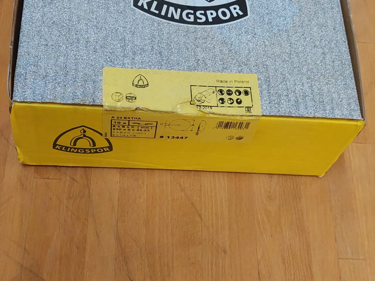 Billede 1 - Skrubskiver Metal Ø 230 mm til Vinkelsliber. 